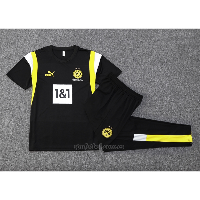 Chandal del Borussia Dortmund Manga Corta 2023-2024 Negro